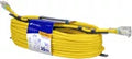 Extension electrica reforzada aterrizada 1 toma 30 metros amarilla 13A 14AWG Volteck ERA-30X14 / 48069