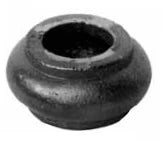 Nudo 33 x 20 mm (16 mm) hierro forjado decorativo para rejas 747/4