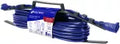 Extension electrica de uso rudo aterrizada 1 toma 8 metros azul 16AWG Volteck ERA-8X16 / 48058