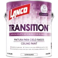 Pintura acrilica mate para techo Transition galon Lanco TS368-4 (blanco)