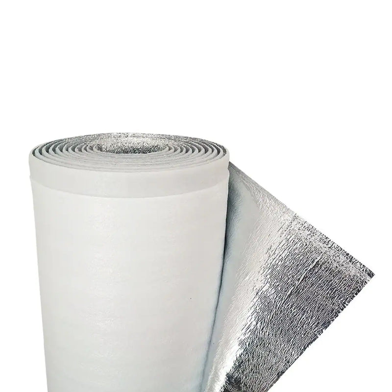 Aislante termico aluminio rollo 3 mm x 1 x 20 metros (20.00 m2) una cara