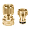 Conector rapido manguera / accesorios 3/4" de laton sistema click Truper CLICK-ACCM / 101599