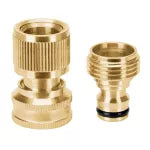 Conector rapido manguera / accesorios 3/4" de laton sistema click Truper CLICK-ACCM / 101599