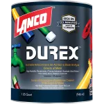 Pintura anticorrosiva Durex mate 15 minutos cuarto Lanco DE737-5 (negro)