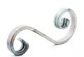 Rizo 65 x 150 mm (12 x 6 mm) hierro forjado decorativo para rejas 80/A/11