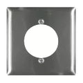 Placa de acero inoxidable 302/304L con tornillos para tomacorriente