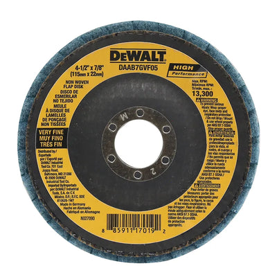 Disco abrasivo flap metal 4-1/2" x 22.2 mm grano 40 Dewalt DW8307-BR
