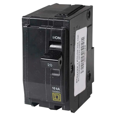 Breaker de enchufar 2 polos 20A 120/240V UL Square D QO220