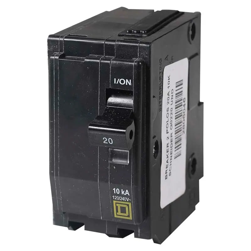 Breaker de enchufar 2 polos 20A 120/240V UL Square D QO220