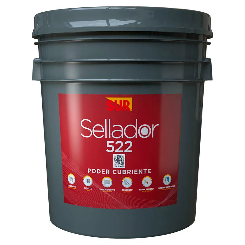 Sellador para concreto 522 cubeta Sur (blanco)