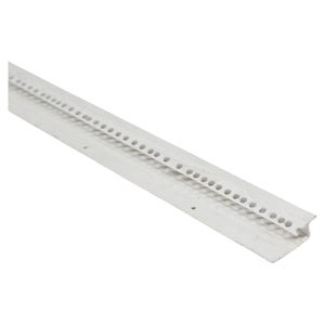 Moldura plastica J para gypsum cortalagrimas 1/2" x 10'