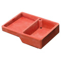 Pila de concreto roja (1 tanque izquierdo y 1 batea derecha) 90 x 66 cm