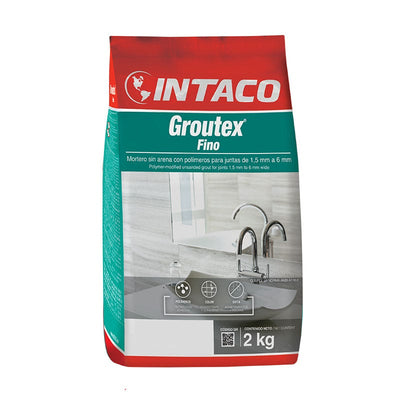 Fragua Groutex sin arena 2 kg Intaco (#14 gris claro)