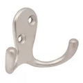 Percha doble 70 mm niquel satinado Hermex PEPU-24 / 43911