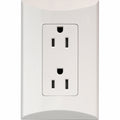 Tomacorriente doble 15A 110V TR blanco Plata Eagle 1009A-W