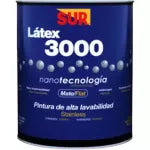 Pintura mate Latex 3000 cuarto Sur 0300094014 (base pastel)