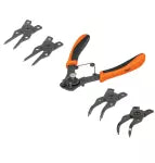 Alicate para anillos de retención 6" con 4 puntas intercambiables Truper PIAN-4 / 17355