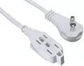 Extension electrica 3 tomas 5 metros blanca 13A 16AWG Volteck ED-5B / 48018