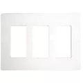 Placa triple blanco Decor Eagle 2163ST-W