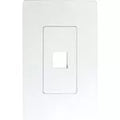 Placa sencilla para conector jack blanca Decor Eagle 8871-W