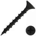 Tornillo gypsum negro punta corriente rosca gruesa 6 x 1 (100 por paquete)