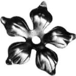 Flor 90 mm (10 mm) hierro forjado decorativo para rejas 138/4