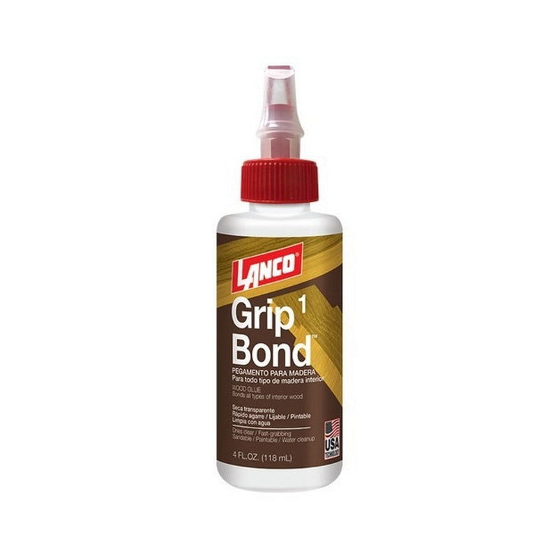 Cola para madera Grip Bond 1 blanca 1/4 galon Lanco WA602-5