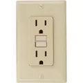 Tomacorriente doble 15A 125V GFCI marfil Decor Eagle GF15-V