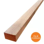 Alfajilla de pino seco cepillado 2" x 4" (41 x 90 mm) x 3.2 metros