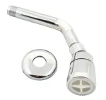 Cabeza de ducha con brazo de pared 1/2" cromo