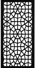 Panel decorativo metalico 1.22 x 2.44 metros (2 mm) enredadera negro Decopanel PCL-1 / 50013625