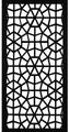 Panel decorativo metalico 1.22 x 2.44 metros (2 mm) enredadera negro Decopanel PCL-1 / 50013625
