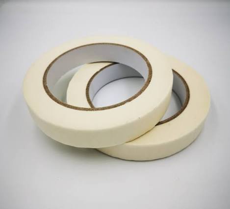 Masking tape blanco 1" x 22 metros