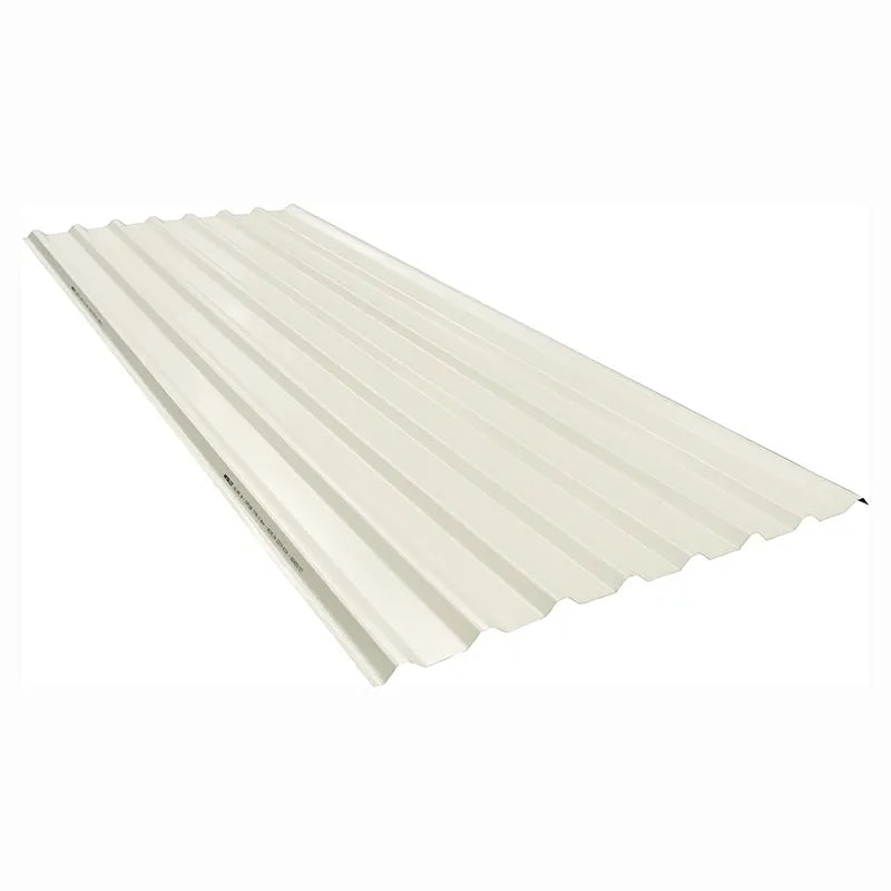 Lamina techo rectangular esmaltada blanca 0.32 mm x 1.07 x 3.66 metros