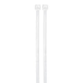 Amarra plastica 4.5 x 300 mm tension 50lb blanca Volteck  (50 por paquete)