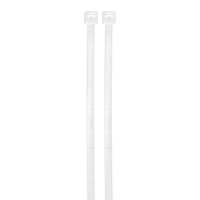 Amarra plastica 4.5 x 300 mm tension 50lb blanca Volteck  (50 por paquete)