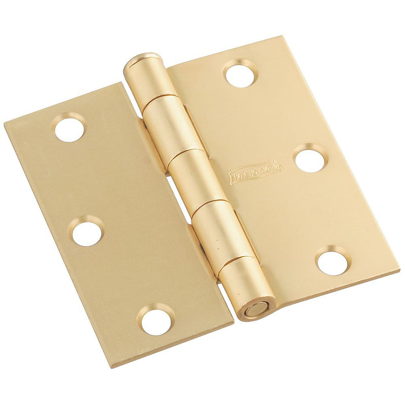 Bisagra de puerta 4” x 4" bronce satinado 512 National Hardware N143-040 (2 por paquete)