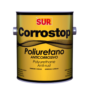 Pintura anticorrosiva Corrostop 9040 poliuretano galon Sur 0904032106 (teja)