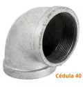 Codo HG 90° 50 mm (2") cedula 40