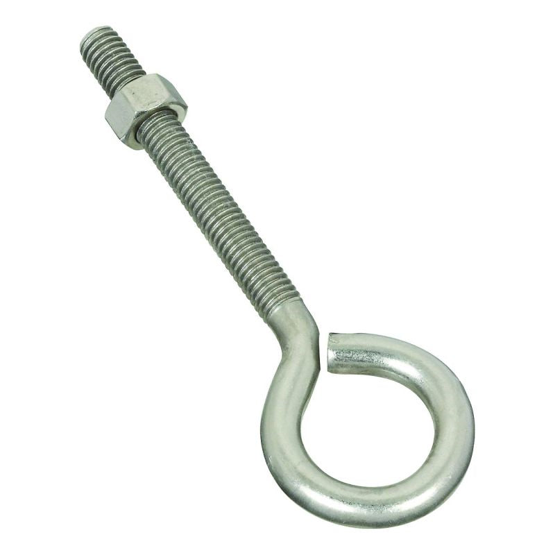 Anclaje perno de anillo con tuerca 3/8" x 4" zincado National Hardware N221-267