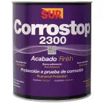 Acabado anticorrosivo satinado Corrostop 2300 cuarto Sur 0230080014 (aluminio)