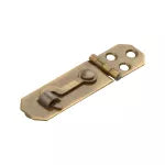 Aldaba de seguridad con gancho 3/4" x 2-3/4" bronce antiguo National Hardware N211-920