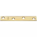 Platina de refuerzo 4" x 5/8" bronce National Hardware N191-056 (4 por paquete)