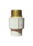 Adaptador macho agua caliente CPVC con inserto metalico 12 mm (1/2")