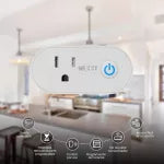 Enchufe inteligente WiFi 10A 100-220V tipo cubo blanco Nexxt Home NHP-S611M 2PK (2 por paquete)