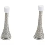 Tope de resorte para puerta 3" niquel satinado National Hardware N331-140 (2 por paquete)