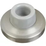 Tope de pared para puerta niquel satinado National Hardware N326-983