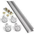 Riel para puerta corrediza 72" galvanizado National Hardware N343-087