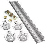 Riel para puerta corrediza 72" galvanizado National Hardware N343-087