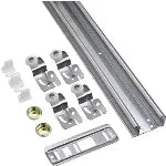 Riel para puerta corrediza 96" galvanizado National Hardware N343-145